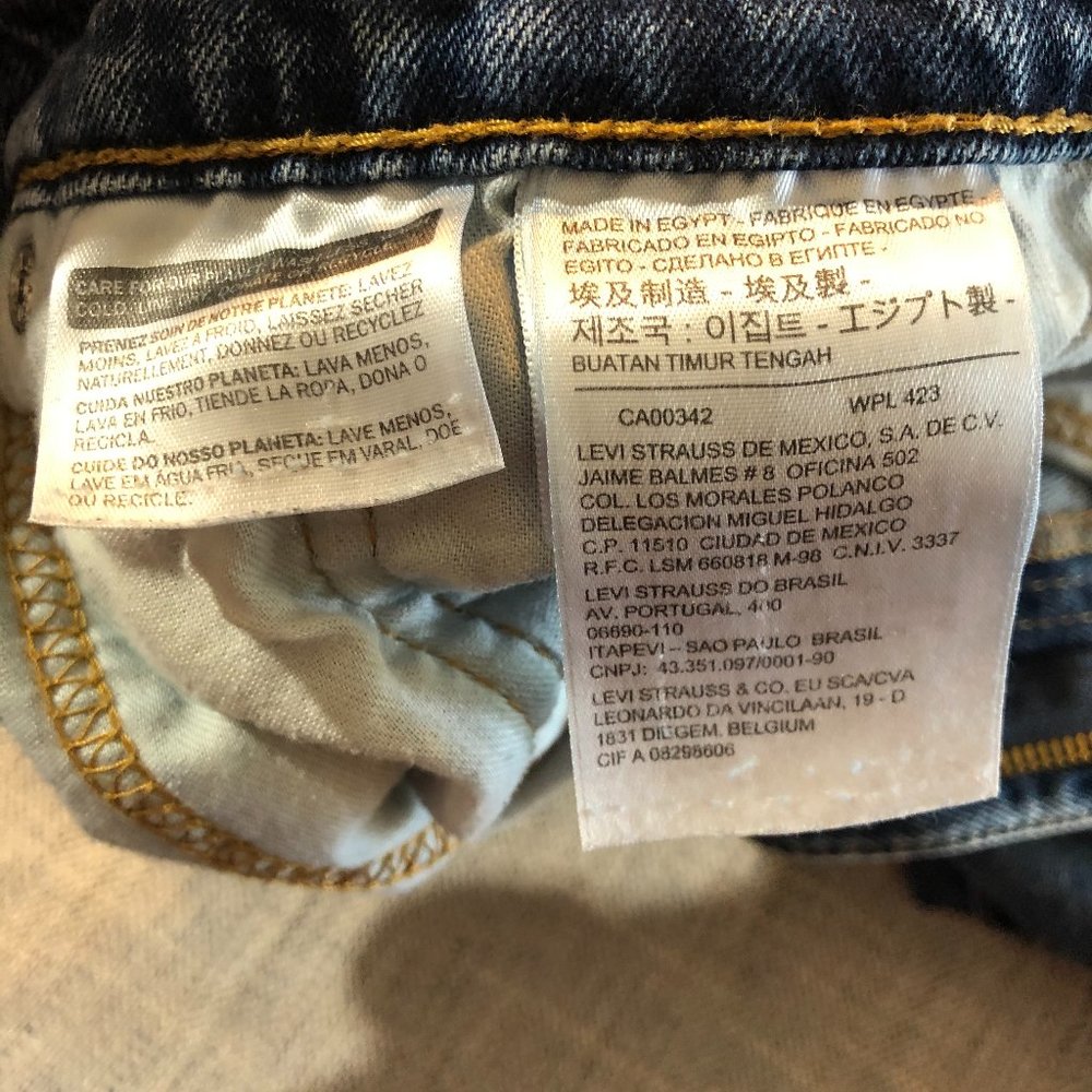 Men's 505 Levi's 34x30 - Picture 6 of 6
